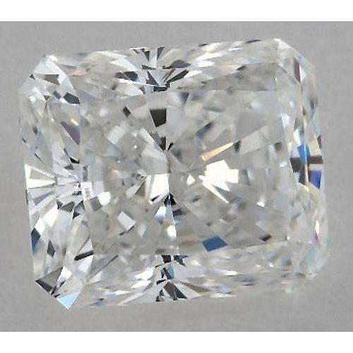 Diamante radiante da 2,5 carati, sciolto, taglio F vs 1, taglio ottimo