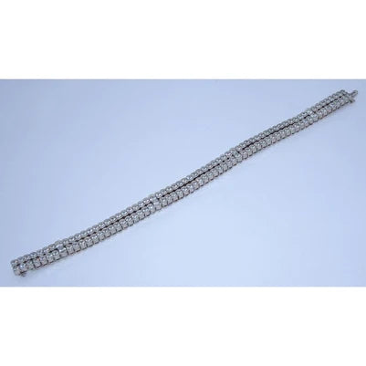 26 Carati Bracciale Tennis Di Genuino Diamanti