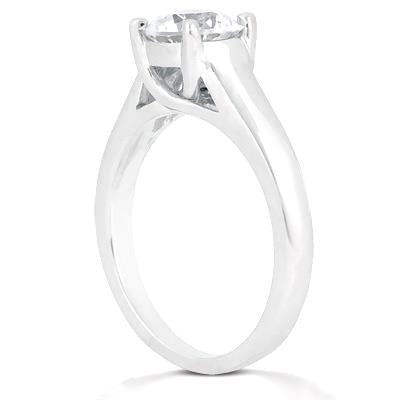 Fine Solitario di Fidanzamento 2 carati – vista frontale