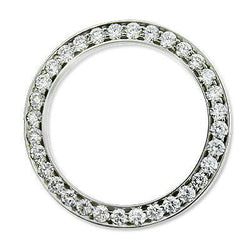 Uomo Stainless Steel VVS Brillante Segnatempo 2,75 carati