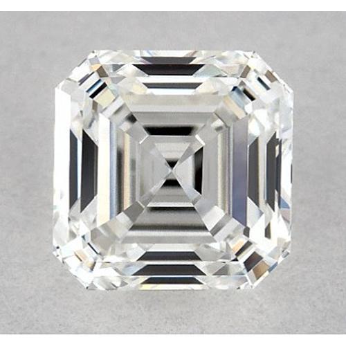 Diamante Asscher sciolto, taglio F/VVS1, 2,75 carati, taglio ottimo
