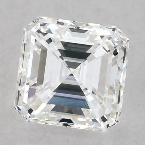 2,75 carati - diamante Asscher sciolto - taglio F - VVS1 - taglio ottimo