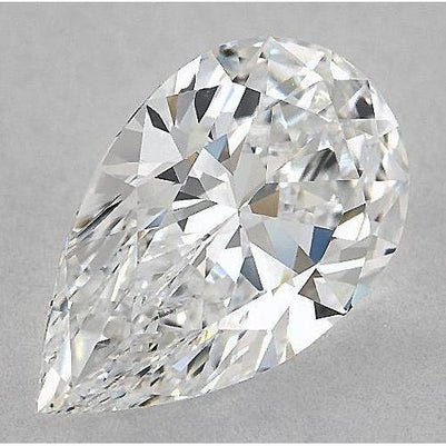 Diamante a pera da 2,75 carati, sciolto, taglio E, VVS1, taglio Very Good