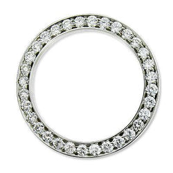 Uomo Stainless Steel VVS Diamante Fine Orologio 2,75 carati