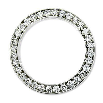 Diamante Fine Taglio Rotondo Orologio in Stainless Steel – vista principale