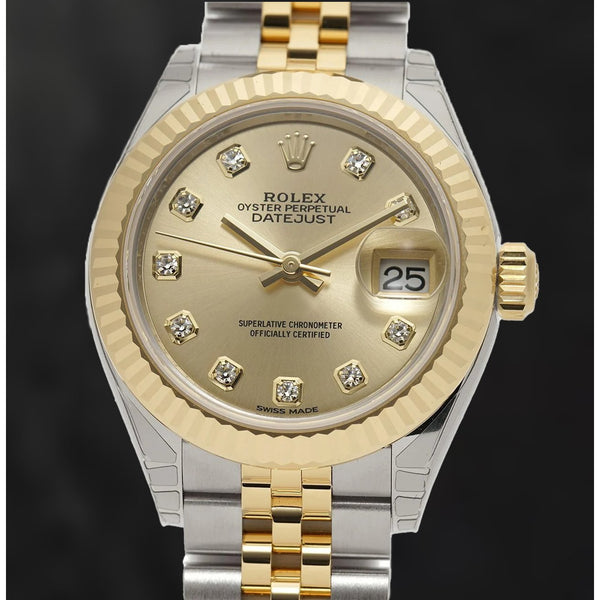 279173 Orologio da donna Rolex bicolore 28mm Oro giallo 18K