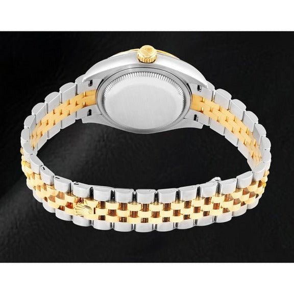 Splendido orologio Rolex da donna con quadrante in diamanti 