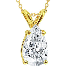 2 Carati Pendente Di Genuino Diamanti