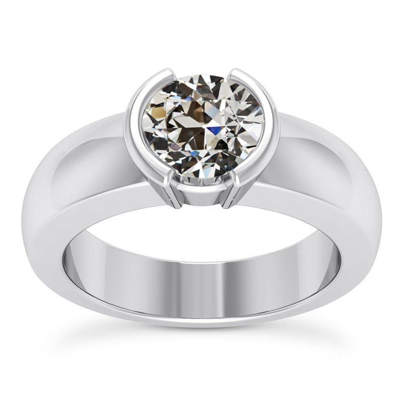 Di lusso Diamante Fine Anello Solitario 2 carati – vista principale