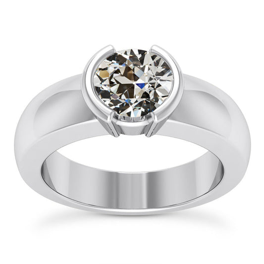 Di lusso Diamante Fine Anello Solitario 2 carati – vista principale