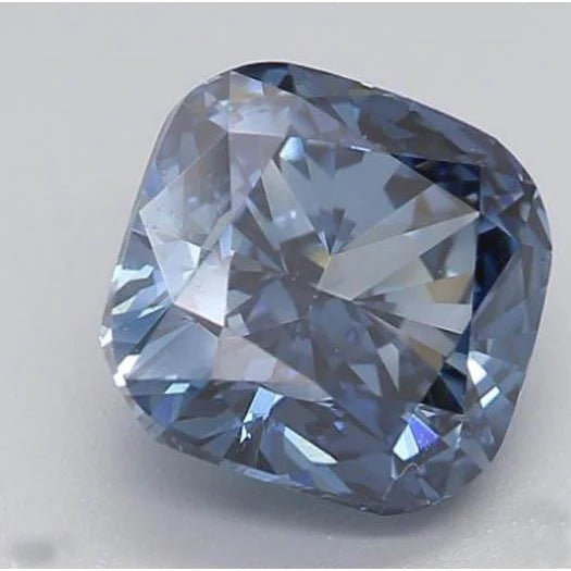 Loose Sapphires Natural Gold con Zaffiro Blu Fiordaliso – vista frontale