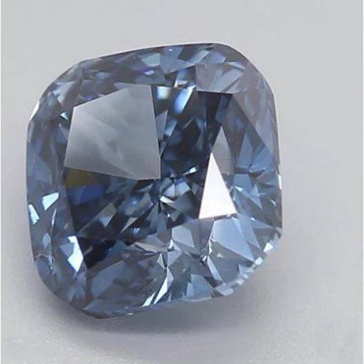 Zaffiro Blu Fiordaliso Cuscino Loose Sapphires Natural in Gold – vista laterale