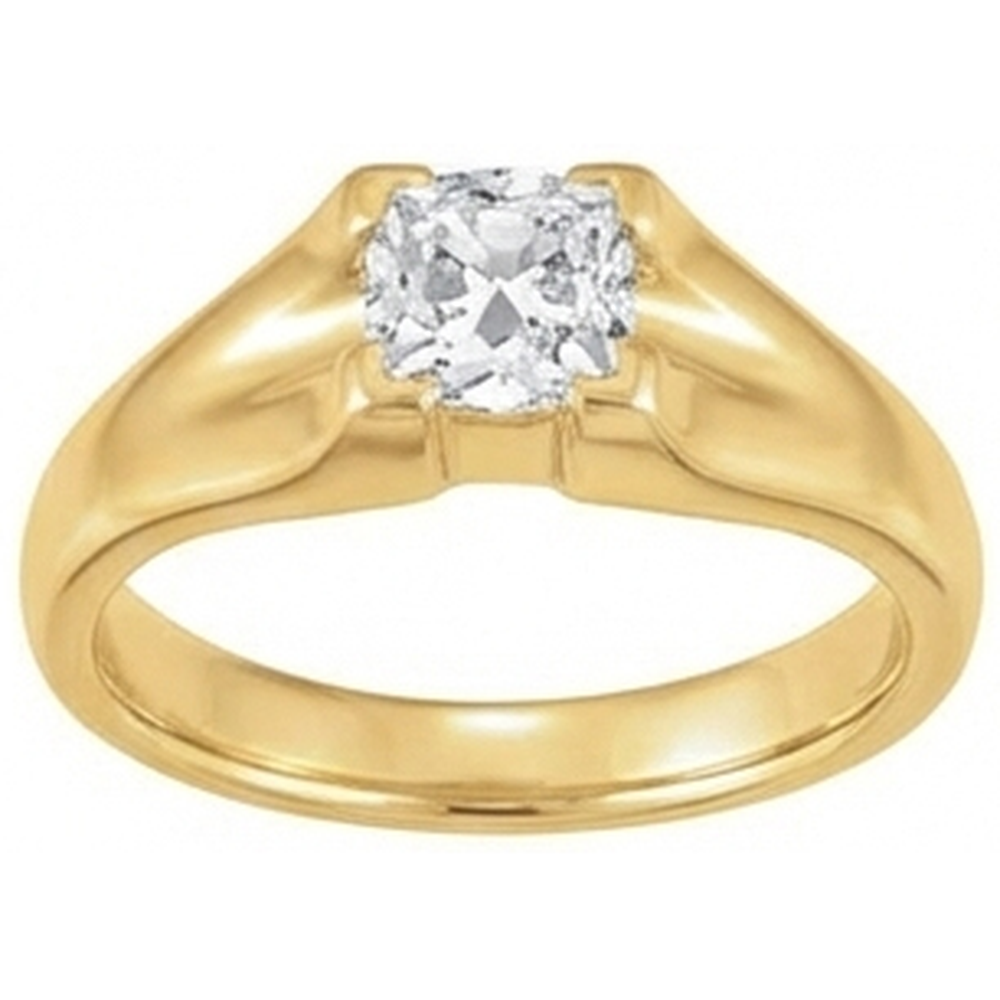 Diamante Fine Anello Monopietra – vista laterale