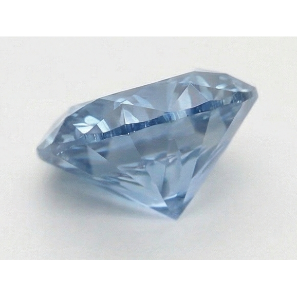 3 Carato Rotondo Taglio Blu Migliorato Sciolto Naturale Terra Estratto Diamante