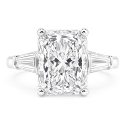 3 Carati Radiante Anello Di Vero Diamante Naturale Autentico ( non creato in laboratorio )