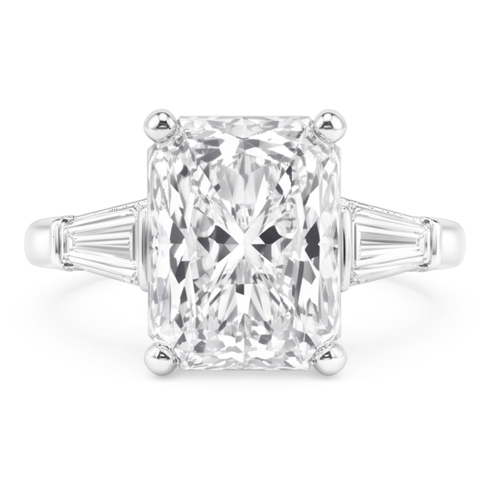 3 Carati Radiante Anello Di Vero Diamante Naturale Autentico ( non creato in laboratorio )