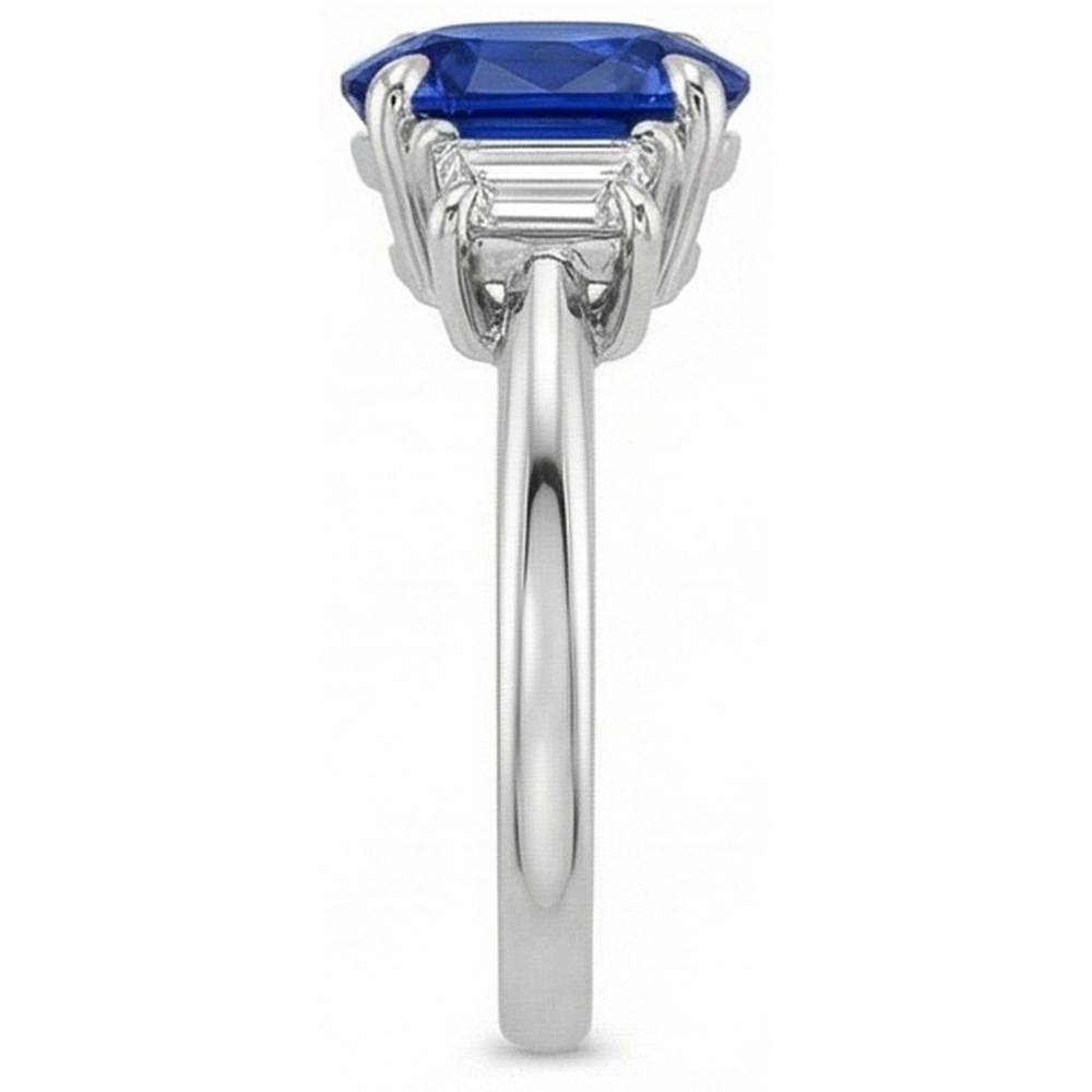3 Carati Zaffiro Anello