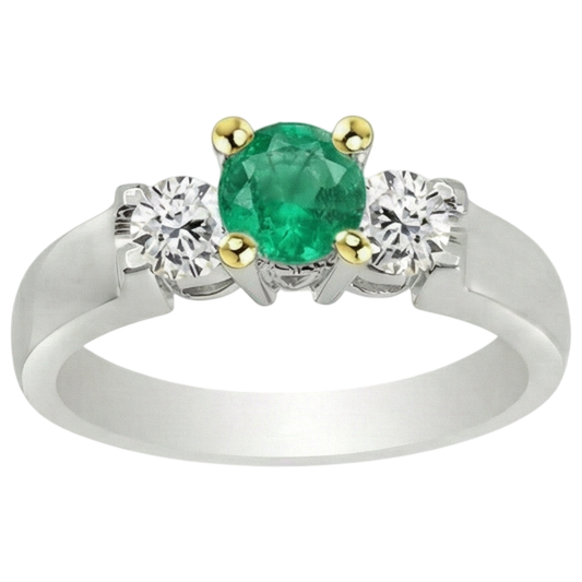 Premium Anello Pietra Colorata 1,50 carati – vista frontale
