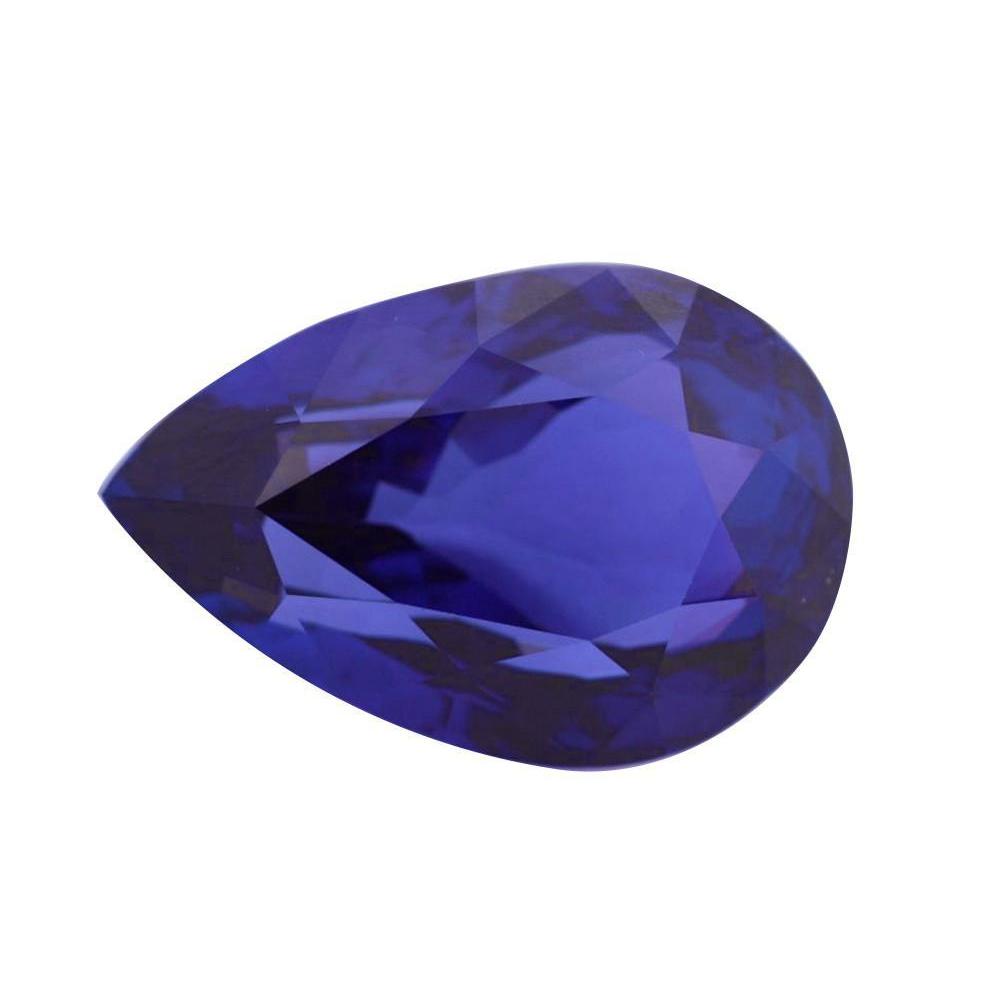Tanzanite Blu Loose Sapphires Natural 3-carati Gold – vista principale