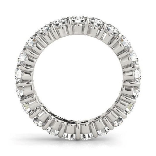 Fatto a mano Diamante Eternity Band 0,15 carati – vista frontale