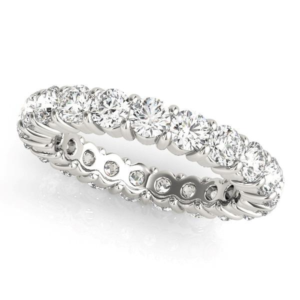 Eternity Band Oro Bianco 14K con Diamante – vista principale
