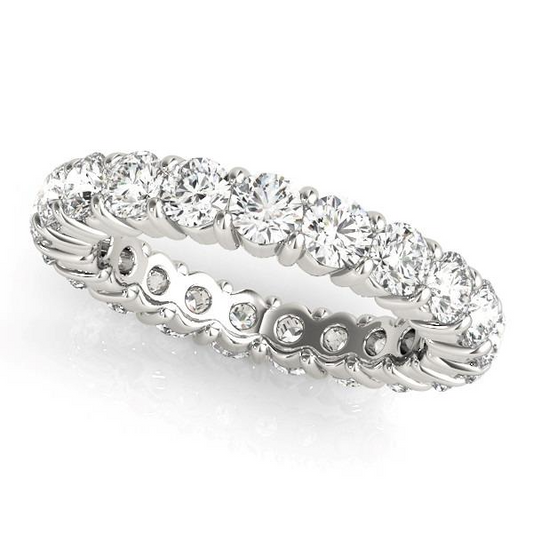 Eternity Band Oro Bianco 14K con Diamante – vista principale