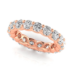 Brillante Eternity Band 3,60 carati – Oro 14 Carati Rosa