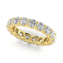 Diamante Fine Eternity Band 3,6 carati F/VS1 – Oro Giallo 14K
