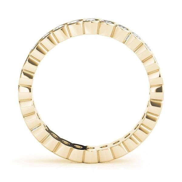 Diamante Eternity Band 0,20-carati Oro Giallo 14K – vista frontale