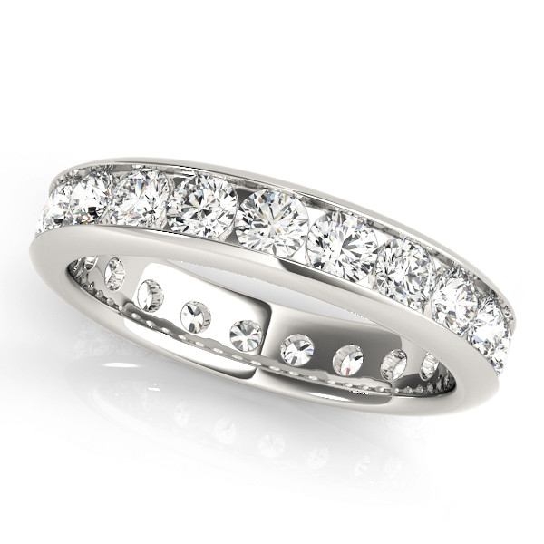 Brillante Eternity Band 3,8 carati Oro 14 Carati Bianco – vista principale