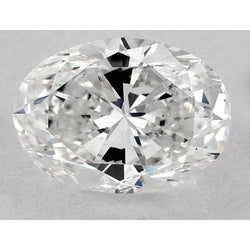 3.25 Carati Ovale Naturale Terra Estratto Diamante Sciolto F Vs1 Taglio Molto Buono