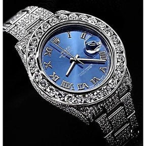 32 carati Diamanti personalizzati Rolex Datejust Ii Orologio da uomo 