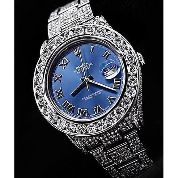 32 carati Diamanti personalizzati Rolex Datejust Ii Orologio da uomo