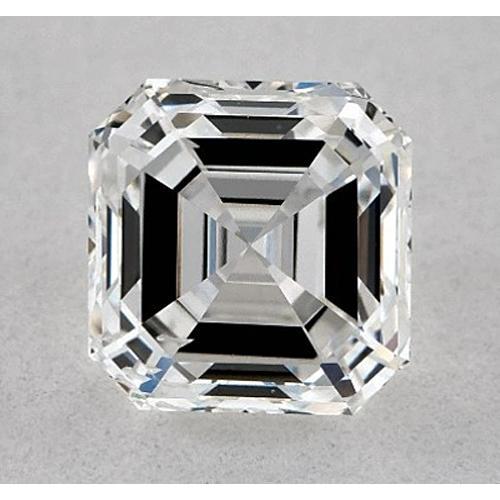 Diamante Asscher sciolto da 3,5 carati, taglio F, VVS1, taglio Very Good