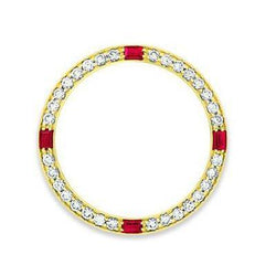 VVS Orologio – Rubino Birmano 3,50 carati Oro Giallo 18K