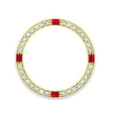 Rubino Birmano Orologio 3,50 carati Oro Giallo 18K – vista principale
