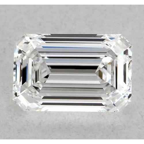 Diamante smeraldo sciolto da 3,75 carati, taglio F vs1, molto buono
