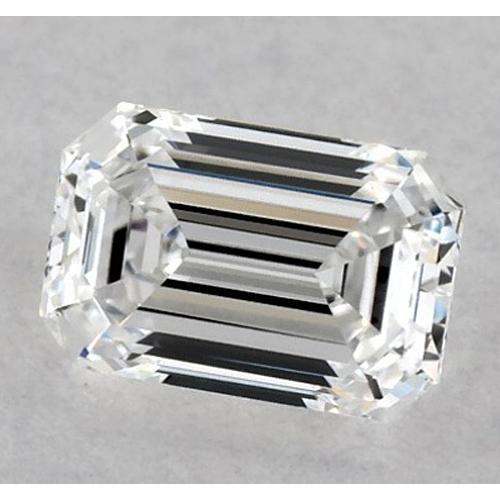 Diamante smeraldo da 3,75 carati, sciolto, taglio F/VS1, molto buono
