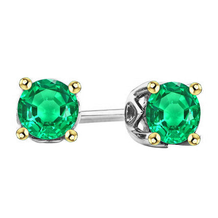 Premium Smeraldo Fine Gemstone Earring 1,50 carati – vista principale