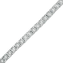 Di lusso Purezza VVS Brillante Bracciale Tennis – 3 carati Oro