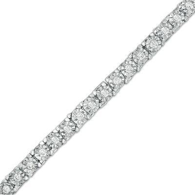 Taglio Brillante Brillante anello in Oro 14 Carati Bianco – vista principale
