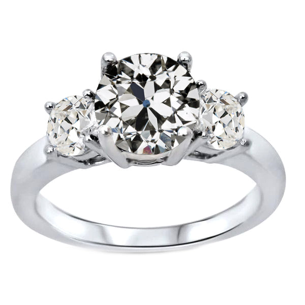 Trilogia Oro Bianco 14K con Diamante – vista principale
