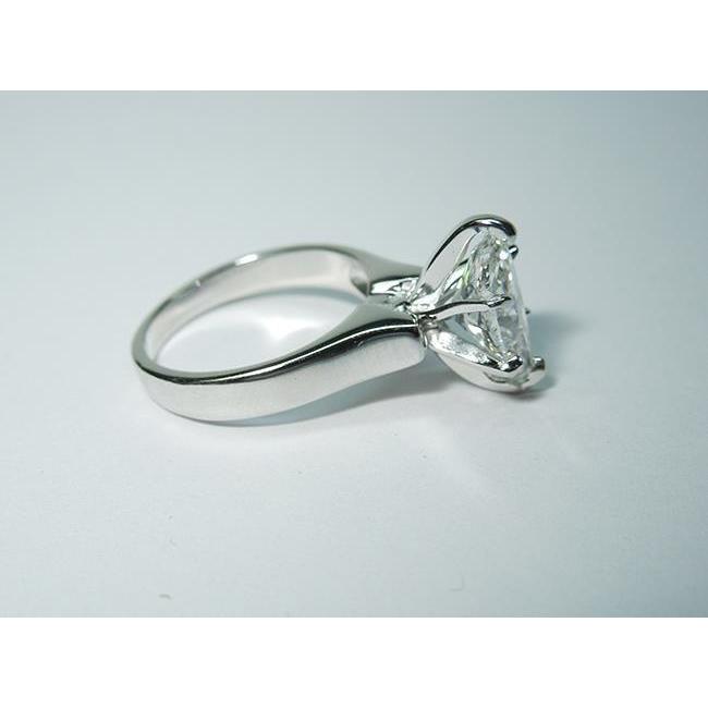 3.01 Carati Marquise Vero Diamond Anello Solitario Donna Gioielli Novità