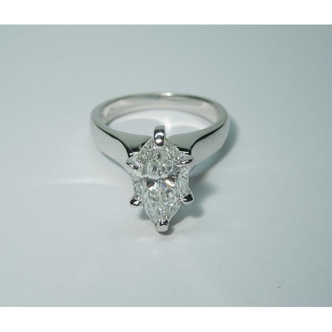 3.01 Carati Marquise Vero Diamond Anello Solitario Donna Gioielli Novità