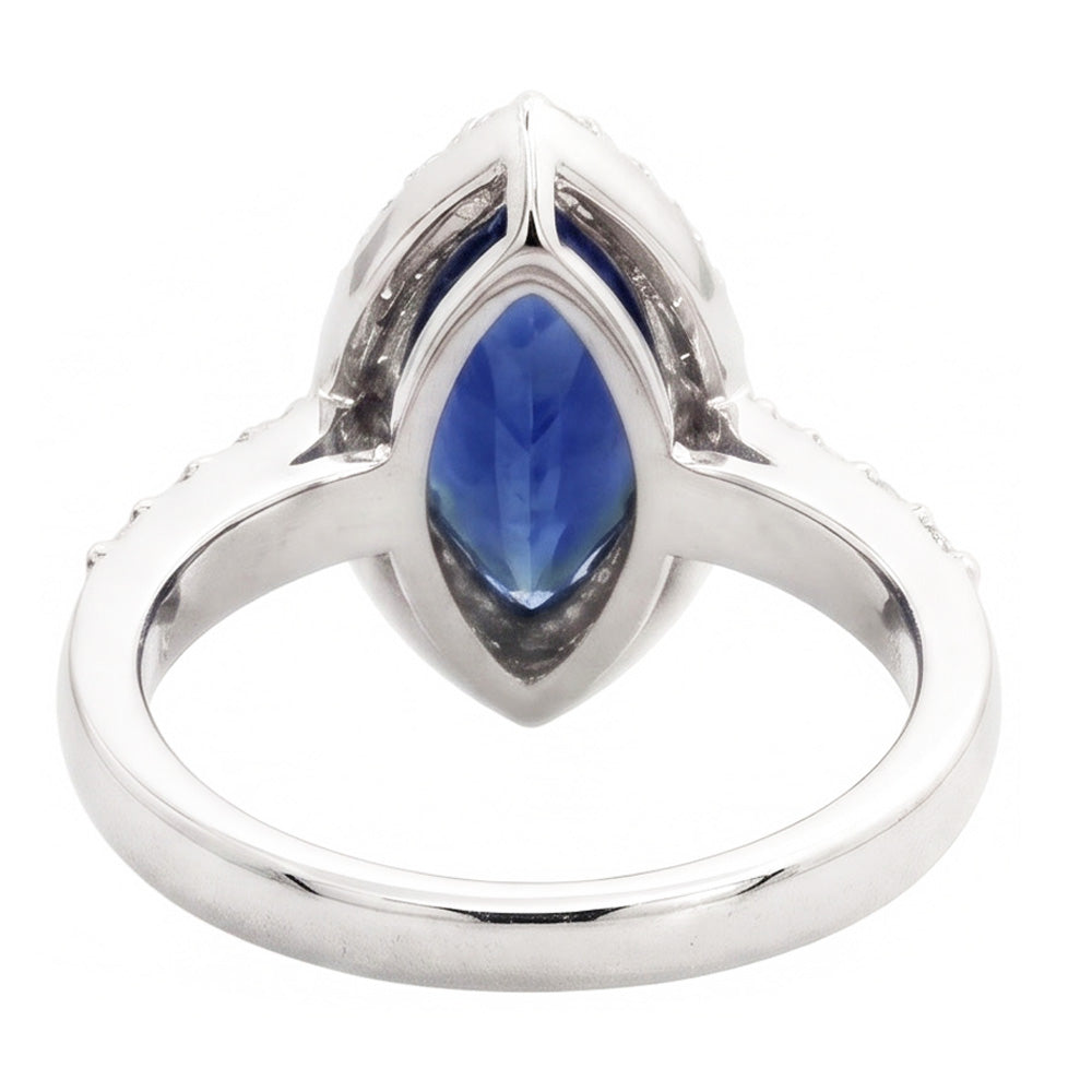 4 Carati Zaffiro Anello