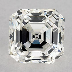 Diamante naturale Asscher estratto dalla terra, 4 carati, taglio F, purezza VVS1, taglio ottimo
