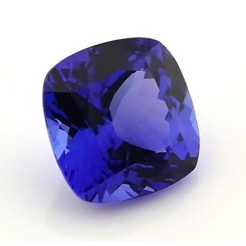 Tanzanite Blu Loose Sapphires Natural 4-carati Gold – vista principale