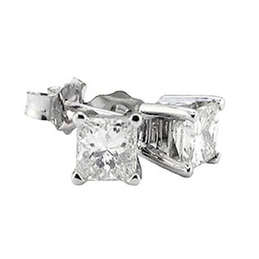 4.02 Ct. Orecchini A Lobo Con Genuino Diamanti Oro G Si1 Diamante