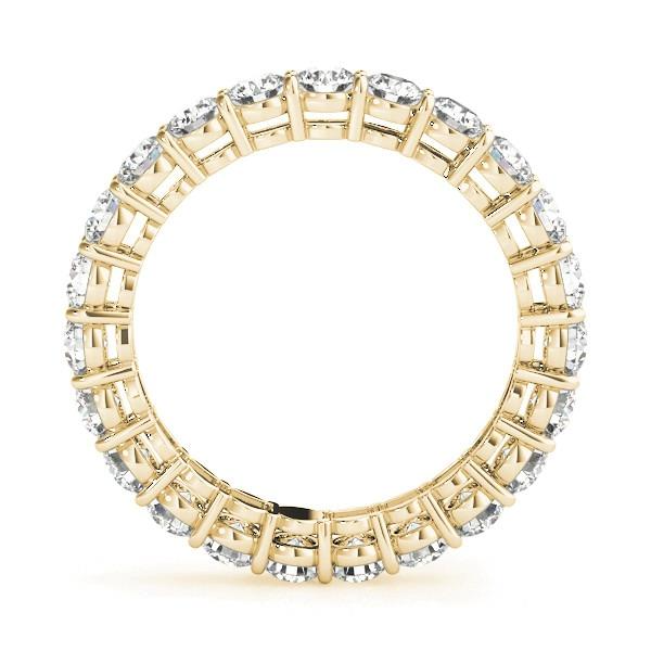 Diamante Eternity Band 4,50-carati Oro 14 Carati Giallo – vista frontale