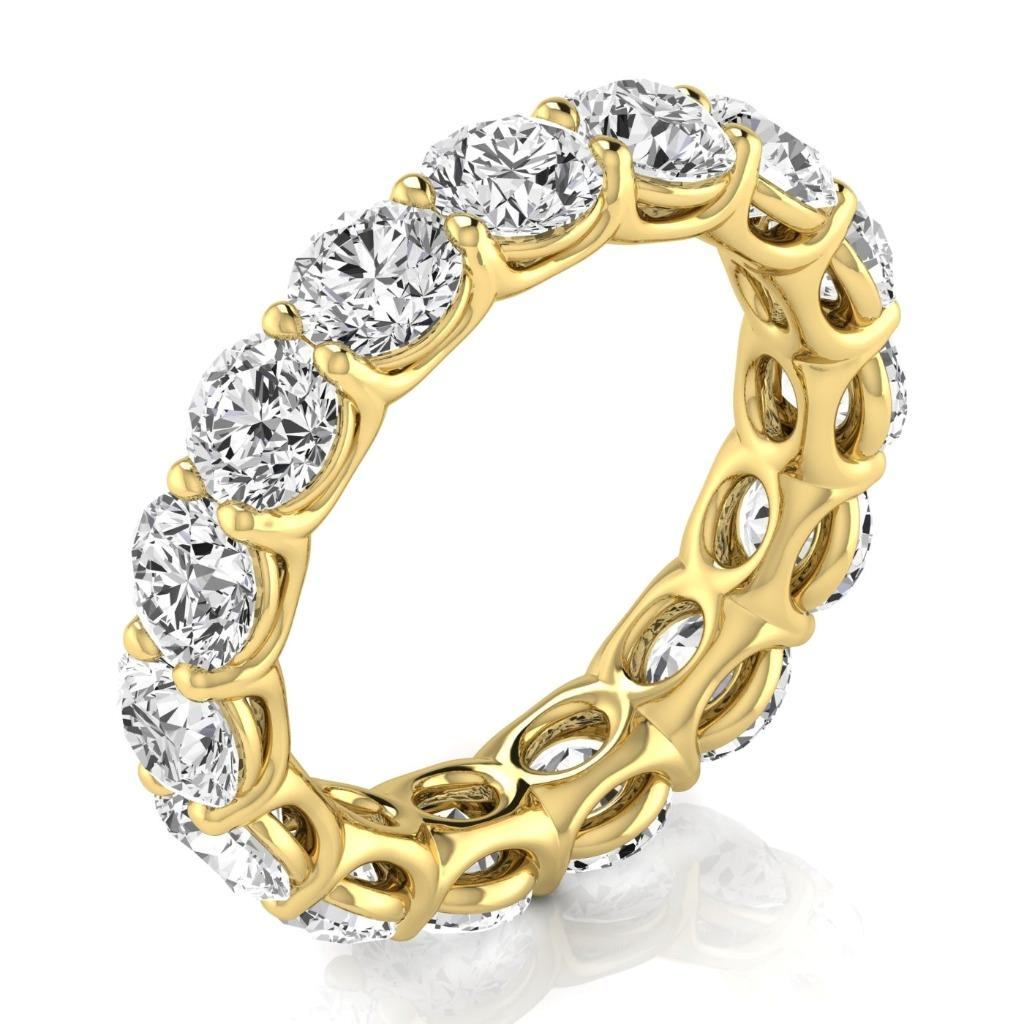Eternity Band Oro Giallo 14K con Brillante – vista frontale